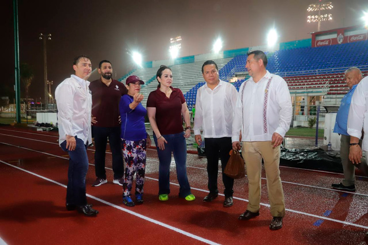 Constata Alcaldesa avances en reactivación de espacios deportivos