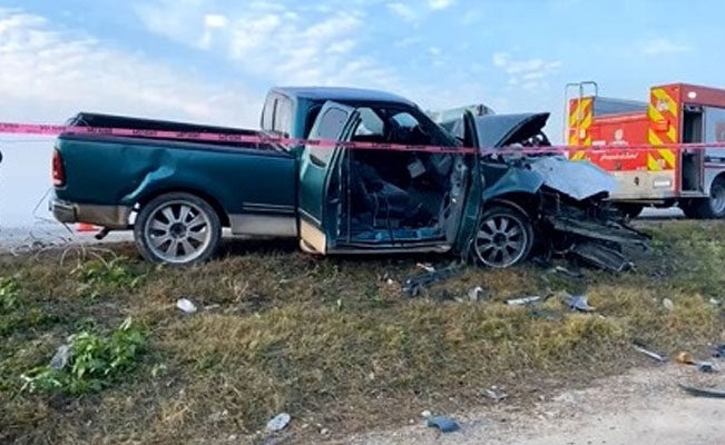 HORRIBLE accidente deja ¡4 MUERTOS y 2 heridos GRAVES! en Reynosa