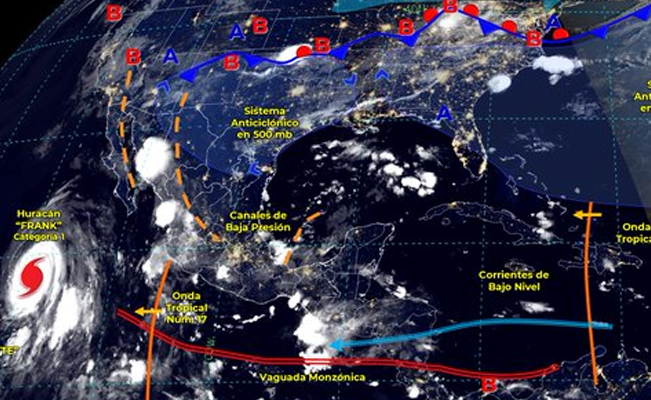¡Ponte listo!: seguirá lloviendo en la república mexicana