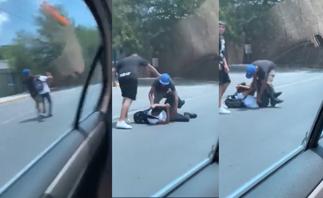 VIDEO. Asaltan y golpean a plena luz del día a estudiante en San Nicolás, NL