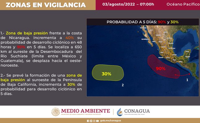 ¡Continúa el calorón y las lluvias en la república mexicana!