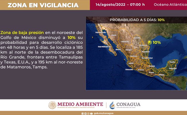 ¡Depresión tropical “Diez-E” traerá precipitaciones a México!