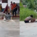 VIDEO. Elemento de la Guardia Nacional es arrastrado por la corriente en Tabasco