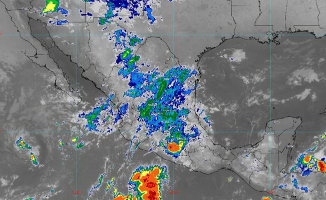 ¡Carga el paraguas!: más chubascos en México por 2 canales de baja presión