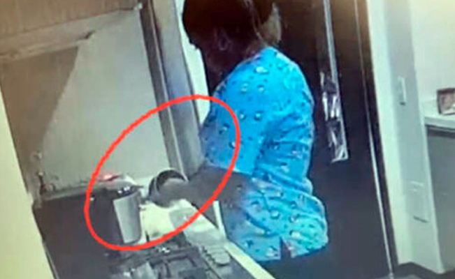 Impactante video: empleada droga a su patrona para robarla